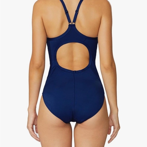 Baleaf Women’s Athletic Training Adjustable Straps One Piece Blue Swimsuit Small - Picture 10 of 10